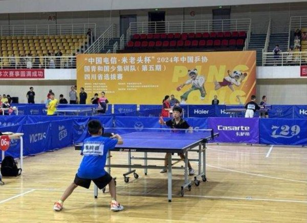 华力网 四川乒乓球新星齐聚 国青国少集训队将在达州集中选材